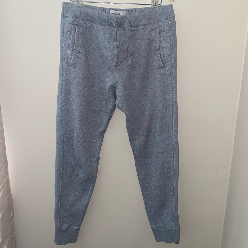 Abercrombie & Fitch Heather Gray Joggers Sweatpants